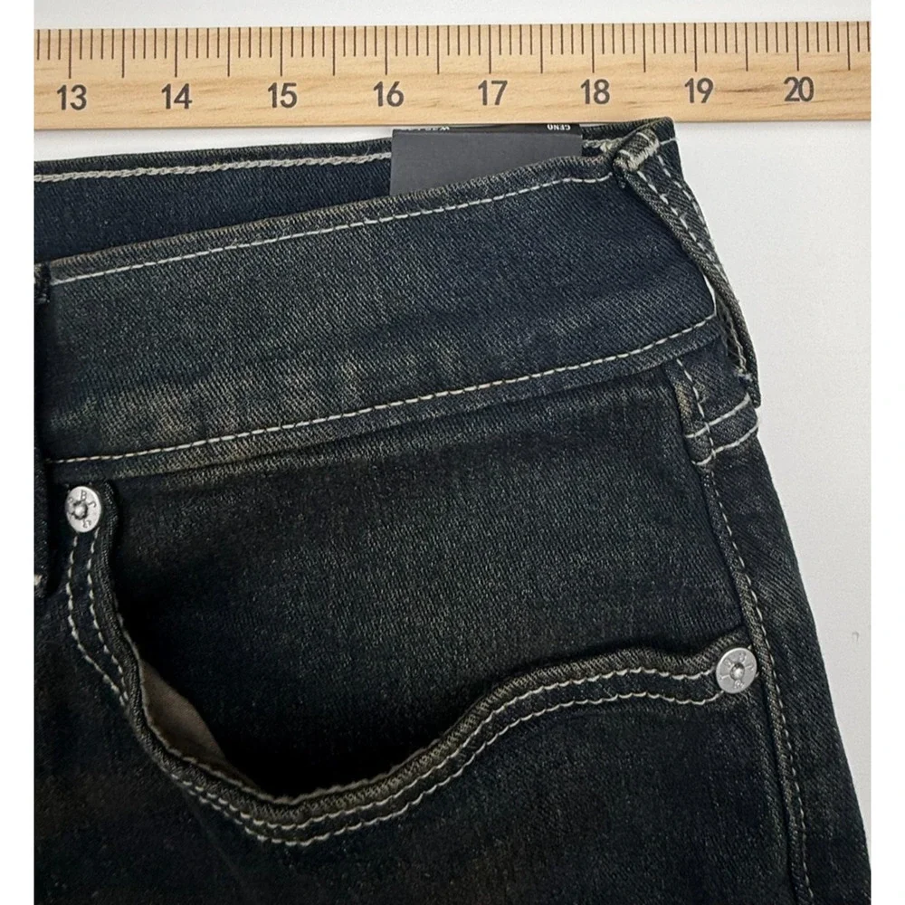 TRUE RELIGION MEN'S BLACK GENO RELAXED SLIM SZ 36 NWT